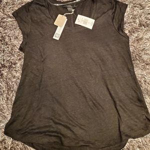 Sanctuary Alma Scoop Neck Light Linen Tee